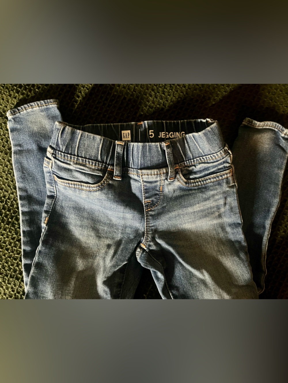 GAP denim toddler girls jean leggings size 5